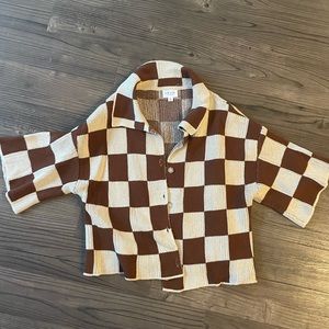 Le Lis sweater button up
